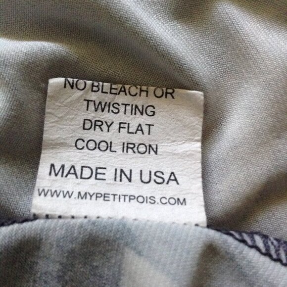 Petit Pois, "M" by Viviana G. Wrap Around Dress; Geometric Design, Avant Garde - Picture 6 of 6